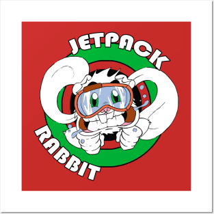 Jetpack Rabbit Posters and Art
